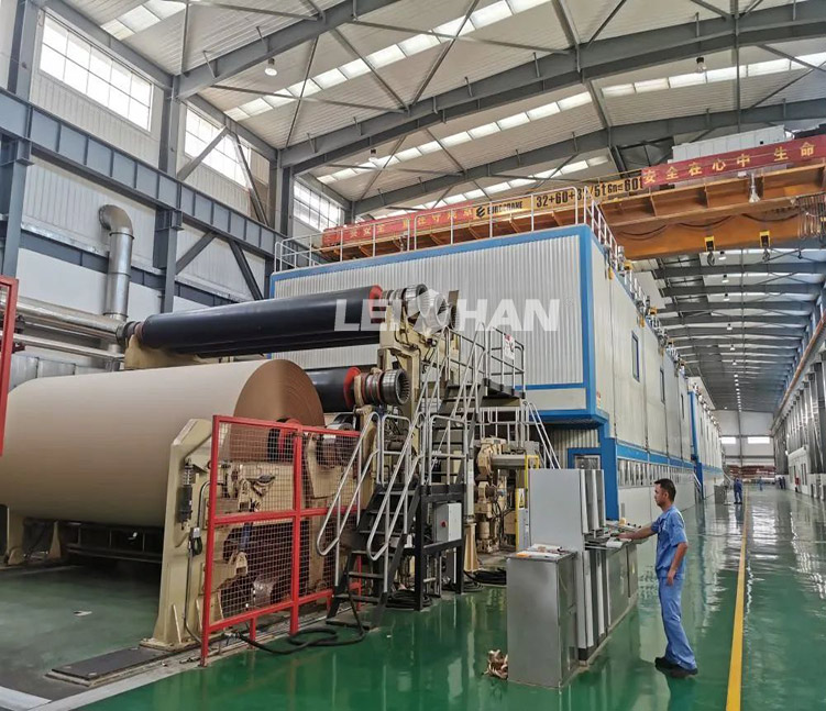 Highly Automated Corrugated Paper Machine