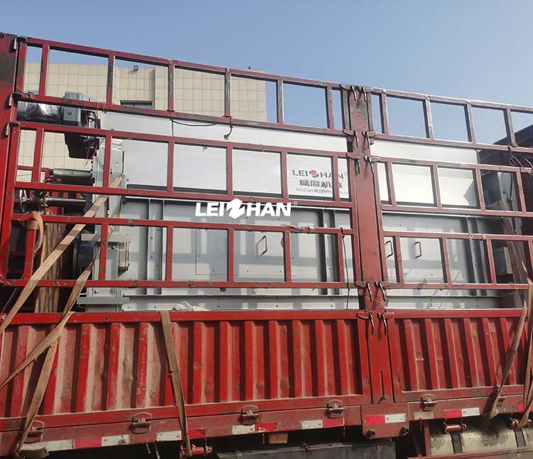 Corrugated Paper Making Line Drum Screen Shipped to Jiangsu
