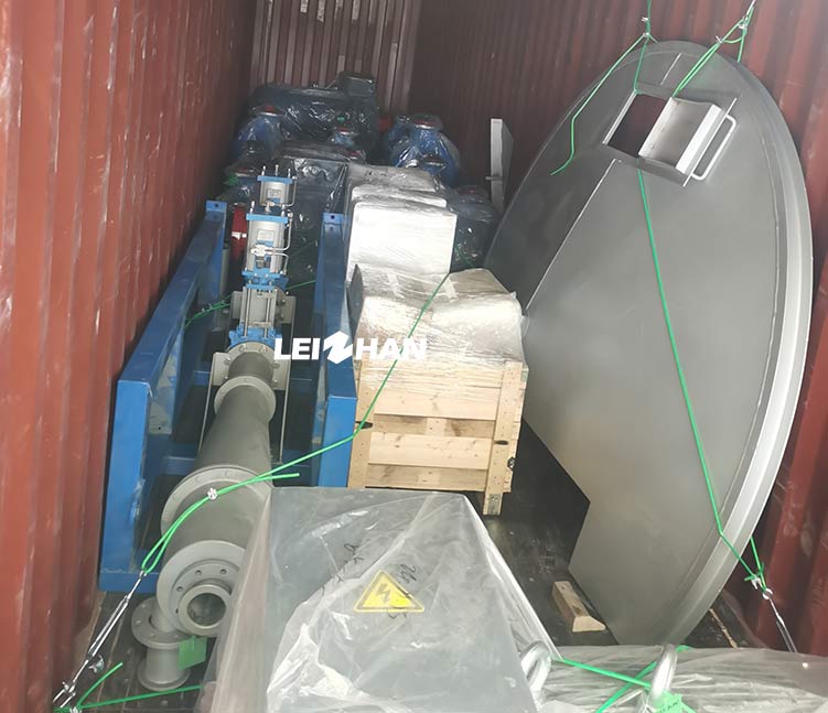Delivery Site of Pulping Machines Ordered from Algeria